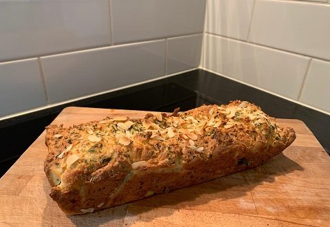 Home made keto bread with almond flour