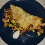 Keto chicken burrito 1