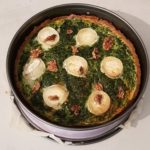 Keto Spinach Quiche with Goat Cheese
