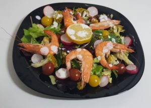 Keto King Prawn Salad