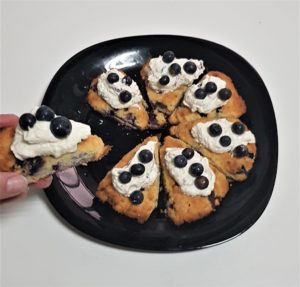 Low Carb & Keto Blueberry Scones