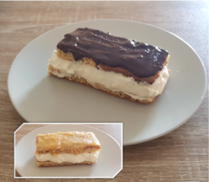 Keto Tompouce met Chocola en Keto Oranje Tompouce