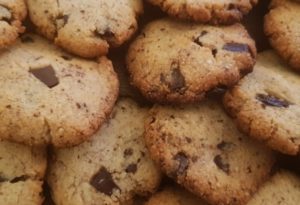 Home-made Keto Chocolate Chip Cookies