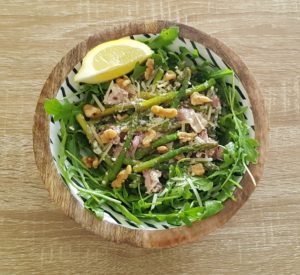 Keto Salad with Asparagus