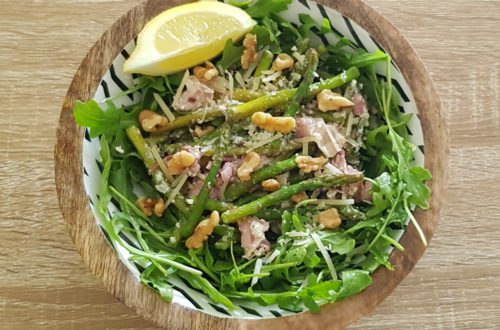 Keto Salad with Asparagus